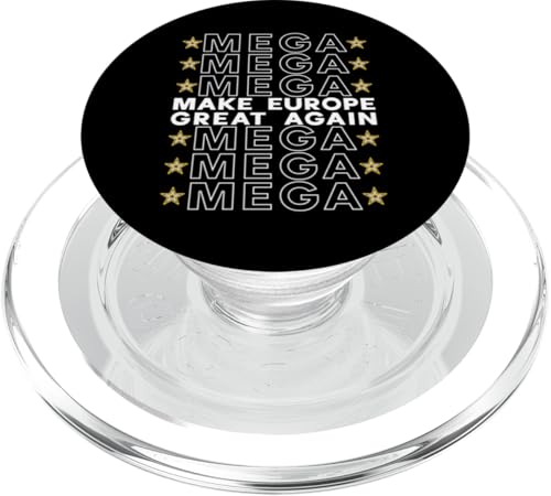 MEGA - Make Europe Great Again - MAGA in Europa PopSockets PopGrip für MagSafe von MEGA