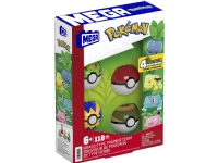 MEGA Pokémon Grass-Type Train Team (4 Poke Balls) von MEGA