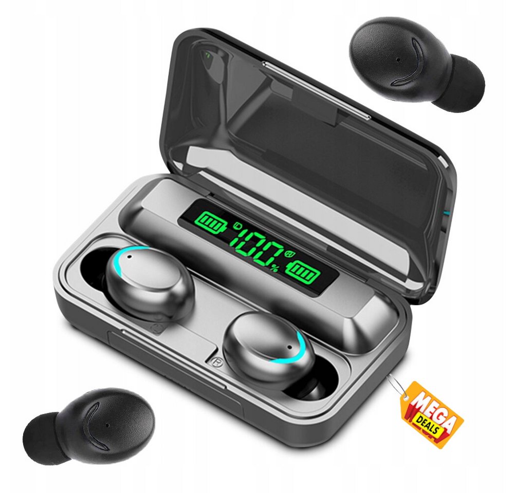 MEGADEALS Kabellose Kopfhörer mit Powerbank In-Ear Headset Handy Musik Bluetooth-Kopfhörer MEGADEALS Kabellose Kopfhörer mit Powerbank In-Ear Headset Handy Musik Bluetooth-Kopfhörer von MEGADEALS