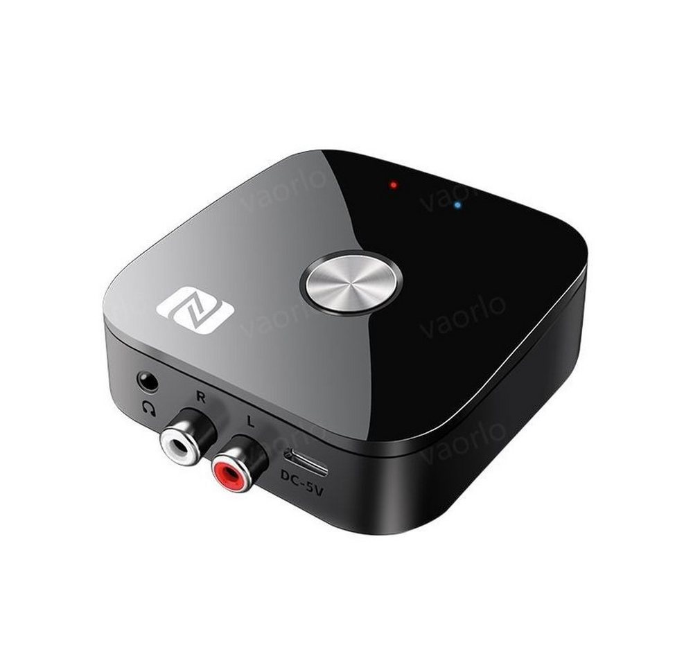 MEGAGOODS NFC Bluetooth 5.3 Audio Receiver AUX RCA HiFi Adapter USB DE. Bluetooth-Adapter 3,5mm AUX, USB zu RCA (L/R), Kompaktes Design, einfache Bedienung von MEGAGOODS
