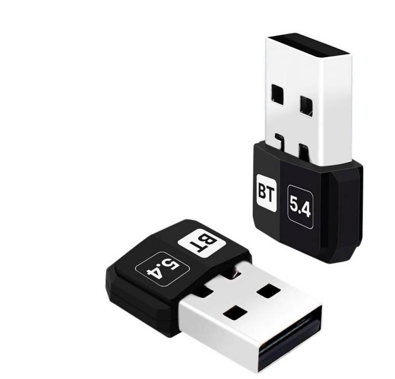MEGAGOODS USB Bluetooth 5.4 Adapter Mini Dongle Sender Empfänger PC Laptop DE. Bluetooth-Adapter USB, Kompaktes Design, Plug & Play von MEGAGOODS