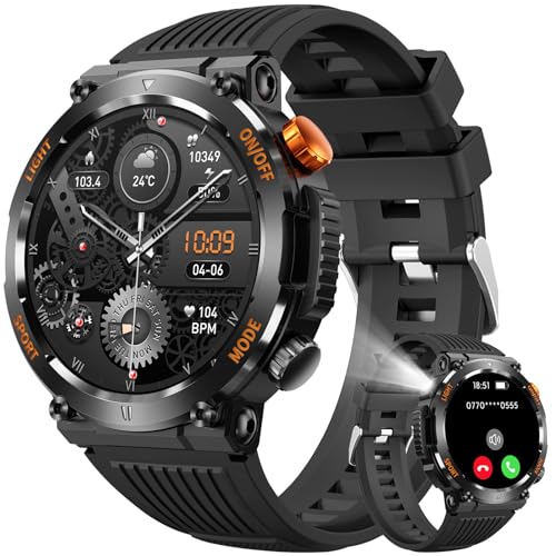 MEGALITH Smartwatch Herren Fitness Tracker: Android iOS Kompatibel Smart Armbanduhr Wasserdicht Sport MEGALITH Smartwatch Herren Fitness Tracker: Android iOS Kompatibel Smart Armbanduhr Wasserdicht Sport von MEGALITH