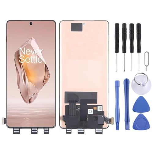 MEHNHOILIW Handy-LCD-Anzeige Fr für OnePlus 12R CPH2609 AMOLED LCD -Bildschirm mit Digitalisierer Vollbaugruppe (schwarz) Telefon-Touchscreen von MEHNHOILIW