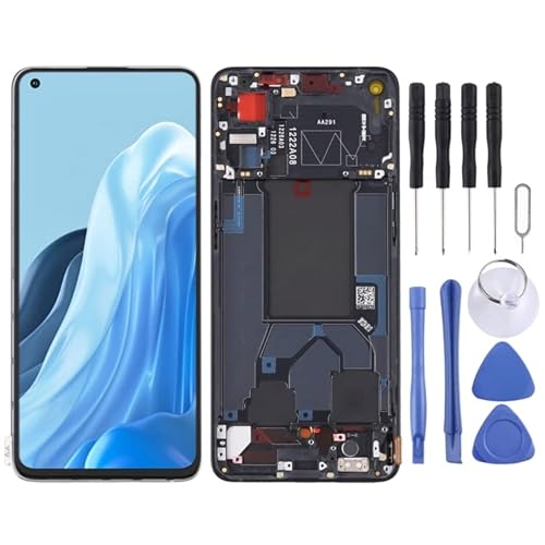 MEHNHOILIW Handy-LCD-Anzeige er LCD -Bildschirm für Oppo Reno7 5G China PFJM10 Digitizer Vollmontage mit Rahmen Telefon-Touchscreen von MEHNHOILIW