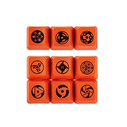 MEIBAOGE 9 Tasten OEM WASD Richtung Tastenkappen Schülerthema Thicck PBT Dye Subbed Keycap für MX Mechanische Tastatur von MEIBAOGE