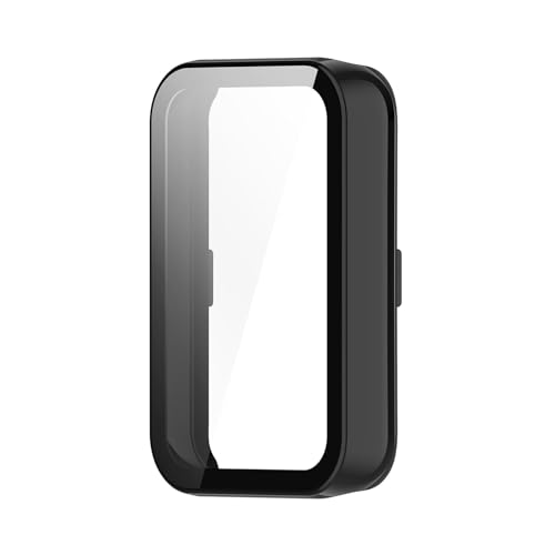 MEIBAOGE Uhrengehäuse & Displayschutzfolie für Honor Band 9, Schutzhülle mit gehärtetem Film, Smartwatch, stoßfestes Gehäuse, 45,5 x 31 mm, Schwarz MEIBAOGE Uhrengehäuse & Displayschutzfolie für Honor Band 9, Schutzhülle mit gehärtetem Film, Smartwatch, stoßfestes Gehäuse, 45,5 x 31 mm, Schwarz von MEIBAOGE