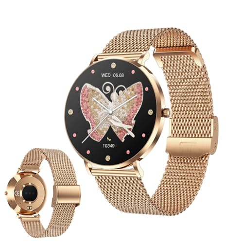 MEIION Pireware Amory 5 Smartwatch für Damen Herren Bestelectronic, Viele Funktionen im extra flachen Design - 1.32" AMOLED Display, Edelstahl, Puls- und Blutdruckmessung, IP68, 4-5 Tage Akkulaufzeit MEIION Pireware Amory 5 Smartwatch für Damen Herren Bestelectronic, Viele Funktionen im extra flachen Design - 1.32" AMOLED Display, Edelstahl, Puls- und Blutdruckmessung, IP68, 4-5 Tage Akkulaufzeit von MEIION