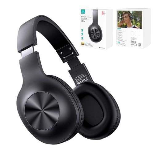 MEIION manike YH21 Over Bluetooth Ear Kopfhörer Schwarz Kabellose Bluetooth Kopfhörer Over Ear, 1200mAh Akku, HiFi-Stereo Sound, Eingebautes Mikrofon, Faltbare Schwarz für Musikgenuss und Telefonate MEIION manike YH21 Over Bluetooth Ear Kopfhörer Schwarz Kabellose Bluetooth Kopfhörer Over Ear, 1200mAh Akku, HiFi-Stereo Sound, Eingebautes Mikrofon, Faltbare Schwarz für Musikgenuss und Telefonate von MEIION