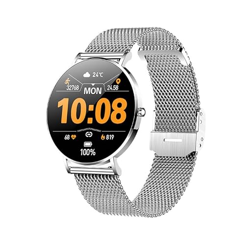 MEIION notkraft UltraDünn Voll-Touchscreen SmartWatch Damen Intelligente Damenuhr mit HD-Touchscreen, Telefonfunktion, Fitness-Tracking und Schlafanalyse MEIION notkraft UltraDünn Voll-Touchscreen SmartWatch Damen Intelligente Damenuhr mit HD-Touchscreen, Telefonfunktion, Fitness-Tracking und Schlafanalyse von MEIION