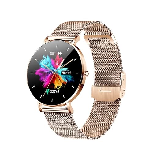 MEIION notkraft UltraDünn Voll-Touchscreen SmartWatch Damen Intelligente Damenuhr mit HD-Touchscreen, Telefonfunktion, Fitness-Tracking und Schlafanalyse MEIION notkraft UltraDünn Voll-Touchscreen SmartWatch Damen Intelligente Damenuhr mit HD-Touchscreen, Telefonfunktion, Fitness-Tracking und Schlafanalyse von MEIION