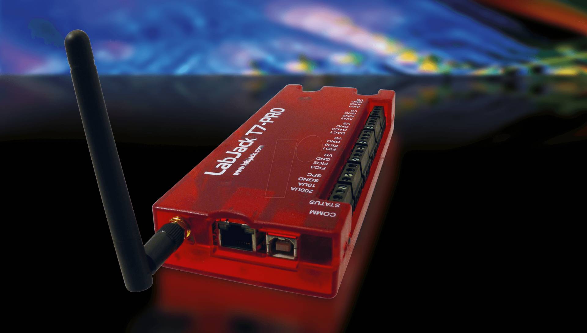 LABJACK T7-PRO - USB-Messlabor LabJack T7 PRO, 16 - 24 Bit, USB, LAN von MEILHAUS