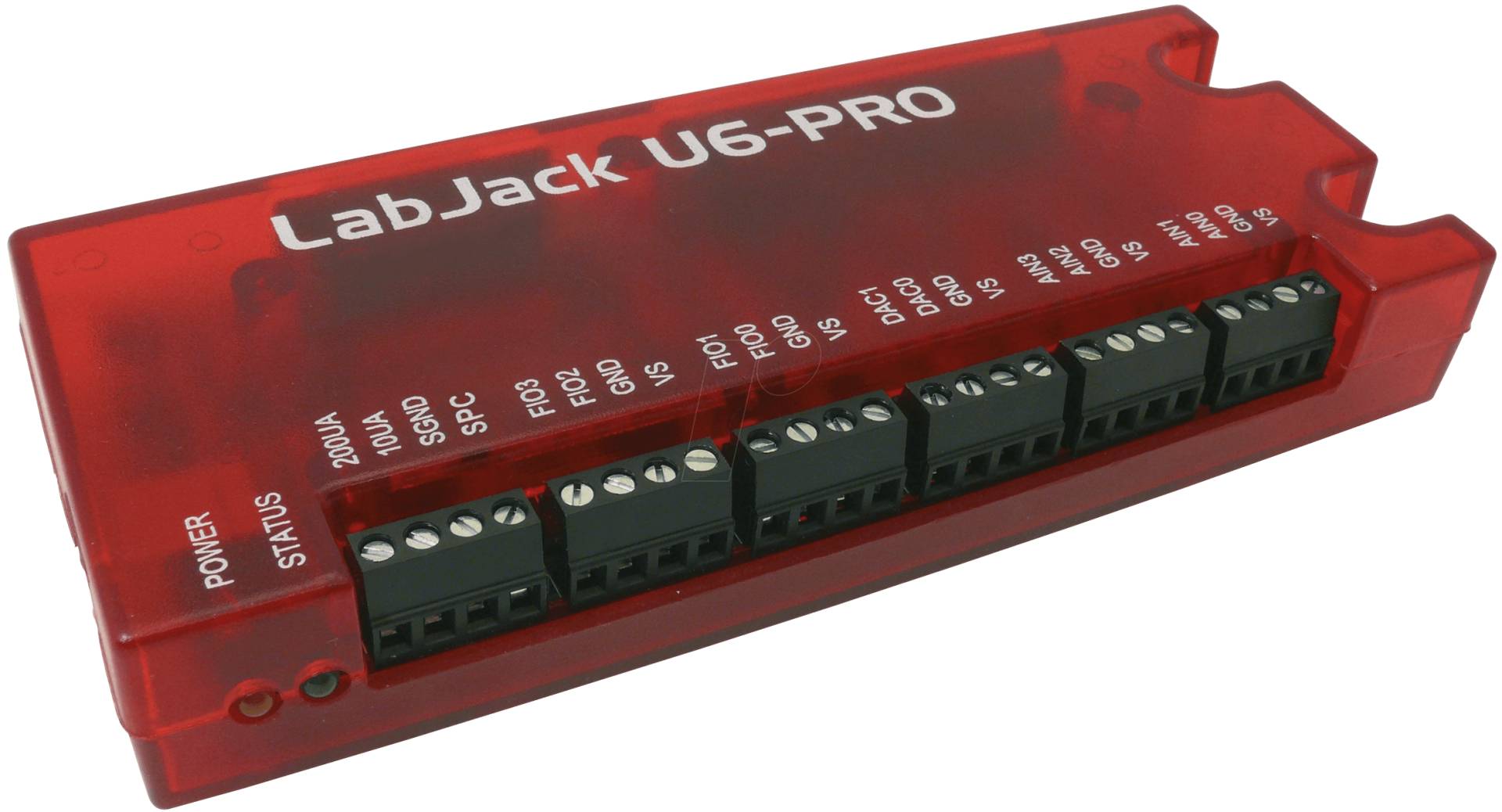 LABJACK U6-PRO - USB-Messlabor LabJack U6 PRO, 16 - 18 Bit, 20x Digital I/O, USB von MEILHAUS