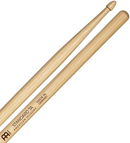 Meinl Stick & Brush 7A Standard Drumsticks (16 Zoll) - American Hickory - Schlagzeug Sticks (SB100) von MEINL STICK & BRUSH