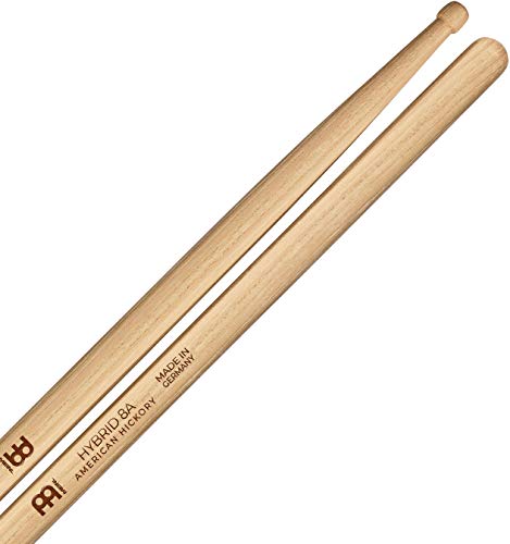Meinl Stick & Brush 8A Hybrid Drumsticks (16,25 Zoll) - American Hickory - Schlagzeug Sticks (SB132) von MEINL STICK & BRUSH