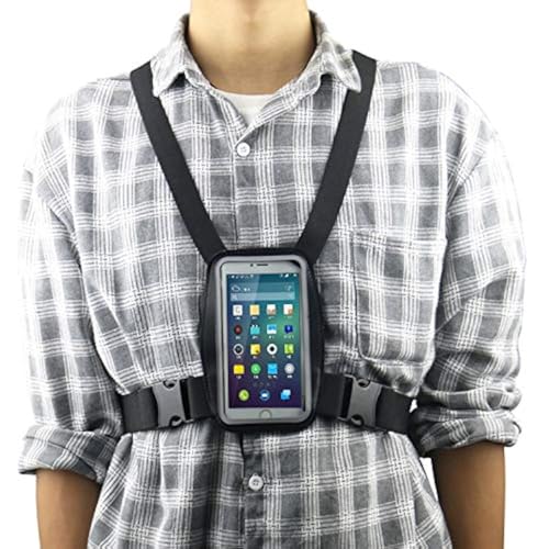Smartphone-Outdoor-Brustgurt-Halterung + wasserdichte Schutzhülle, passend für Handys bis zu 14 cm (5,5 Zoll), beste Handy-Brustgeschirr-Halterung, perfekt für Outdoor-Aktivitäten Smartphone-Outdoor-Brustgurt-Halterung + wasserdichte Schutzhülle, passend für Handys bis zu 14 cm (5,5 Zoll), beste Handy-Brustgeschirr-Halterung, perfekt für Outdoor-Aktivitäten von MEINUOKE