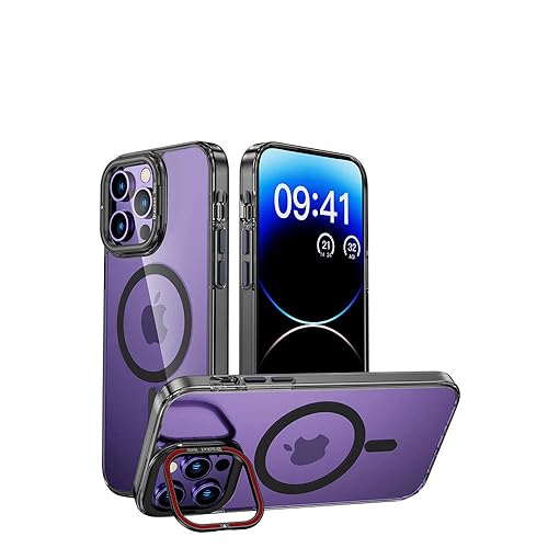 MEIQIBAO Magnetisch Hülle für iPhone 14 Pro max Handyhülle mit Kameraschutz mit Ständer Schutzhülle, Stoßfeste PC und weiche TPU ,Black MEIQIBAO Magnetisch Hülle für iPhone 14 Pro max Handyhülle mit Kameraschutz mit Ständer Schutzhülle, Stoßfeste PC und weiche TPU ,Black von MEIQIBAO