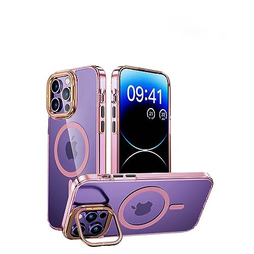 MEIQIBAO Magnetisch Hülle für iPhone 14 Pro max Handyhülle mit Kameraschutz mit Ständer Schutzhülle, Stoßfeste PC und weiche TPU ,Pink MEIQIBAO Magnetisch Hülle für iPhone 14 Pro max Handyhülle mit Kameraschutz mit Ständer Schutzhülle, Stoßfeste PC und weiche TPU ,Pink von MEIQIBAO