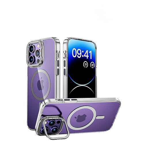 MEIQIBAO Magnetisch Hülle für iPhone 14 Pro max Handyhülle mit Kameraschutz mit Ständer Schutzhülle, Stoßfeste PC und weiche TPU ,Transparent Color MEIQIBAO Magnetisch Hülle für iPhone 14 Pro max Handyhülle mit Kameraschutz mit Ständer Schutzhülle, Stoßfeste PC und weiche TPU ,Transparent Color von MEIQIBAO