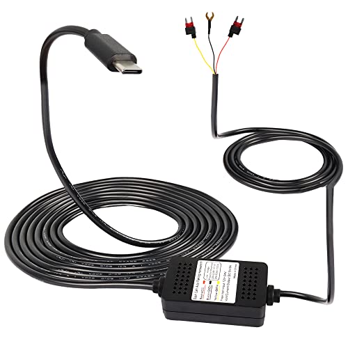 MEIRIYFA Dashcam Acc Hardwire Kit, USB Typ C Hardwire Dashcam Kit Step-Down Kabel, 12V-24V auf DC 5V 3A Auto Dash Ladegerät Netzkabel mit 3.5M MEIRIYFA Dashcam Acc Hardwire Kit, USB Typ C Hardwire Dashcam Kit Step-Down Kabel, 12V-24V auf DC 5V 3A Auto Dash Ladegerät Netzkabel mit 3.5M von MEIRIYFA