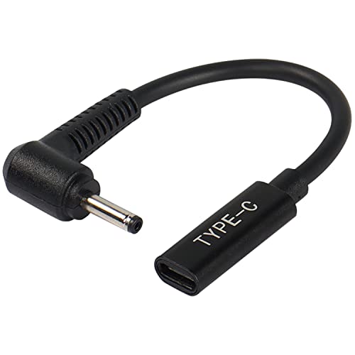 MEIRIYFA Typ C USB-C Buchse auf DC 4,0 x 1,7 mm Netzstecker Ladeadapterkabel 65 W PD Ladekabel passend für Laptop von MEIRIYFA