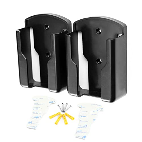 2er Fernbedienung Halterung, Universal Fernbedienungshalter, Wandhalterung Fernbedienung Aufbewahrung Organizer Halter für TV, Soundbar, Klimaanlage von MEIRRAI