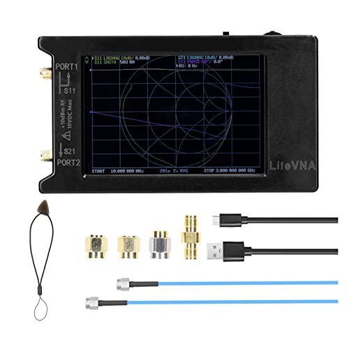 Vektornetzwerkanalysator HF VHF UHF Antennenanalysator 50 kHz-6,3 GHz beleuchtet evna64/ Zündete evna62 Vektor -Netzwerkanalysator mit 3,95 -Zoll -Display -Bildschirm -Logikanalysator(VNA64) von MEIVIYA