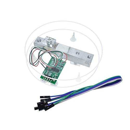Wägezellen-Wägesensor Digitaler Wägezellen-Gewichtssensor HX711 AD-Konverter Breakout-Modul 5 kg 10 kg tragbare elektronische Küchenwaage(2KG) von MEIVIYA