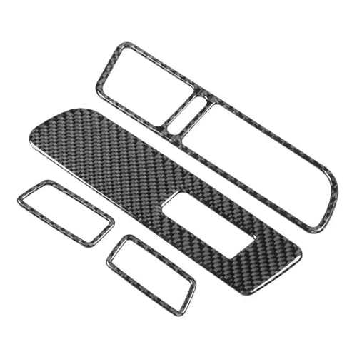 MEIZIYU 4 stücke Schalter Panel Abdeckung Trim Fit for Volkswagen Carbon Faser Fenster Lift Auto Auto Innen Dekoration 2010-2016 Fensterschalter-Bedienfeld MEIZIYU 4 stücke Schalter Panel Abdeckung Trim Fit for Volkswagen Carbon Faser Fenster Lift Auto Auto Innen Dekoration 2010-2016 Fensterschalter-Bedienfeld von MEIZIYU