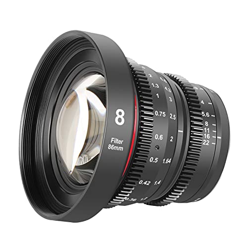 MEKE 8 mm T2.9 große Blende manueller Fokus Prime Low Distortion 4K Mini Cine Objektiv für Micro Four Thirds M4/3 MFT kompatibel mit Olympus/Panasonic Lumix Kameras und BMPCC 4K Zcam E2 GH5 GH6 GH7 MEKE 8 mm T2.9 große Blende manueller Fokus Prime Low Distortion 4K Mini Cine Objektiv für Micro Four Thirds M4/3 MFT kompatibel mit Olympus/Panasonic Lumix Kameras und BMPCC 4K Zcam E2 GH5 GH6 GH7 von MEKE