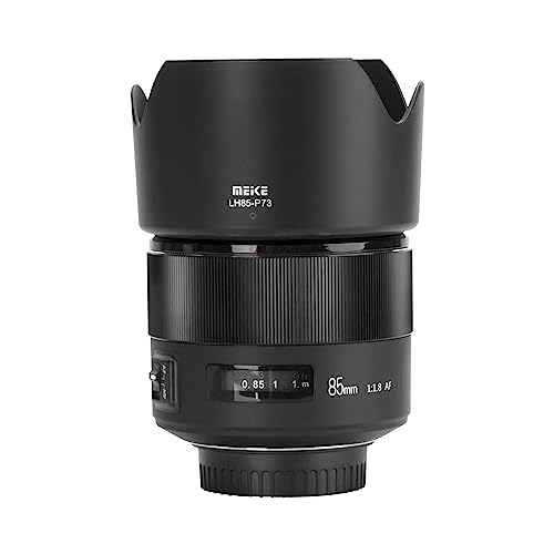 MEKE 85 mm F1.8 Autofokus Full Frame Große Blende Objektiv für Nikon F Mount DSLR Kameras Nikon D850 D750 D780 D610 D3300 D3400 D3500 D5500 D5600 D5300 D5200 D5100 D720 00 und andere F-Kameras. von MEKE