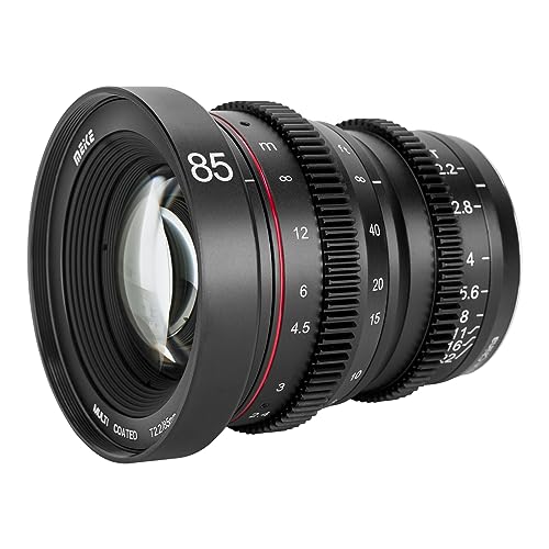MEKE 85 mm T2.2 große Blende manueller Fokus 4K Cine Objektiv für Micro Four Thirds Mount kompatibel mit Olympus Panasonic Lumix Kameras G1 G2 G3 G5 GF3 GF5 GH1 GH2 GH3 GH4 GH5 GH6 GH7 und BMPCC 4K MEKE 85 mm T2.2 große Blende manueller Fokus 4K Cine Objektiv für Micro Four Thirds Mount kompatibel mit Olympus Panasonic Lumix Kameras G1 G2 G3 G5 GF3 GF5 GH1 GH2 GH3 GH4 GH5 GH6 GH7 und BMPCC 4K von MEKE
