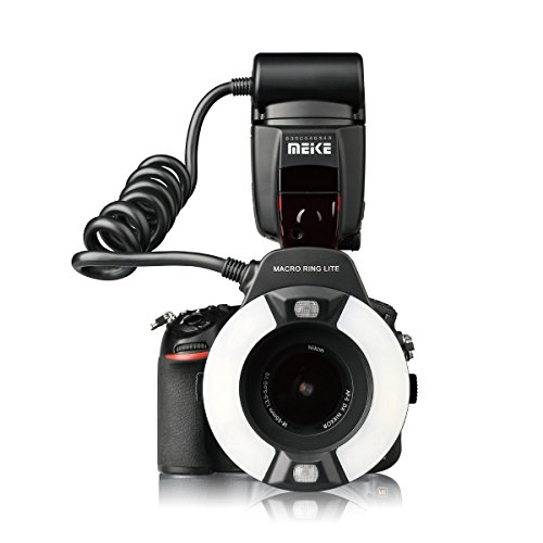 Meike MK-14EXT-N E-TTL Makro LED Ringblitz mit LED AF Assist Lampe für Nikon DSLR Kamera Meike MK-14EXT-N E-TTL Makro LED Ringblitz mit LED AF Assist Lampe für Nikon DSLR Kamera von MEKE