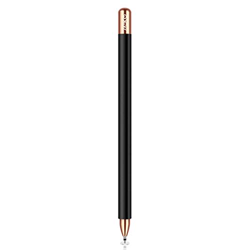 MEKO Eingabestift Disc Touch Pen, 2 in 1 Stylus Pen universal Touchstift 100% kompatibel mit Allen Tablets Touchscreen iPhone iPad Surface Huawei usw, magnetische Kappe (schwarz) von MEKO