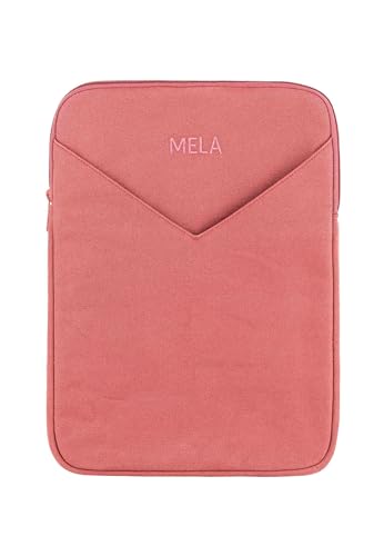 Mela - Laptophülle Sumit | Nachhaltig mit Fairtrade Cotton, GOTS & Grüner Knopf Zertifizierung, Größe Laptop-Taschen:13'', Farbe:Altrosa von MELAWEAR