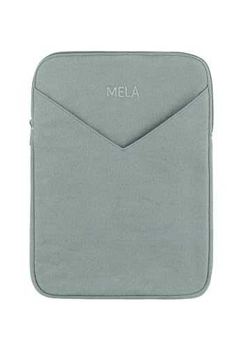 Mela - Laptophülle Sumit | Nachhaltig mit Fairtrade Cotton, GOTS & Grüner Knopf Zertifizierung, Größe Laptop-Taschen:13'', Farbe:Petrol von MELAWEAR