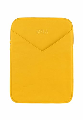 Mela - Laptophülle Sumit | Nachhaltig mit Fairtrade Cotton, GOTS & Grüner Knopf Zertifizierung, Größe Laptop-Taschen:13'', Farbe:Sunflower von MELAWEAR