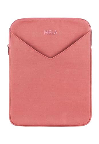 Mela - Laptophülle Sumit | Nachhaltig mit Fairtrade Cotton, GOTS & Grüner Knopf Zertifizierung, Größe Laptop-Taschen:15'', Farbe:Altrosa von MELAWEAR