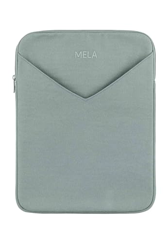 Mela - Laptophülle Sumit | Nachhaltig mit Fairtrade Cotton, GOTS & Grüner Knopf Zertifizierung, Größe Laptop-Taschen:15'', Farbe:Petrol von MELAWEAR