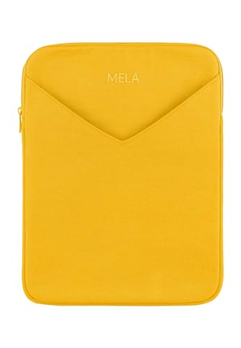 Mela - Laptophülle Sumit | Nachhaltig mit Fairtrade Cotton, GOTS & Grüner Knopf Zertifizierung, Größe Laptop-Taschen:15'', Farbe:Sunflower von MELAWEAR