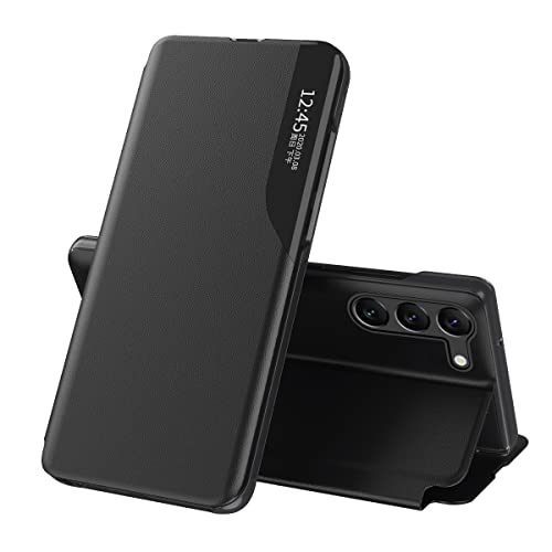 MEMAXELUS Kompatibel mit Xiaomi Redmi Note 14 5G Hülle, Clear Smart View Fenster Hülle + Flip PU Leder Stand Cover für Drop Stoßfest Schutzhülle für Xiaomi Redmi Note 14 5G Schwarz QH3 MEMAXELUS Kompatibel mit Xiaomi Redmi Note 14 5G Hülle, Clear Smart View Fenster Hülle + Flip PU Leder Stand Cover für Drop Stoßfest Schutzhülle für Xiaomi Redmi Note 14 5G Schwarz QH3 von MEMAXELUS