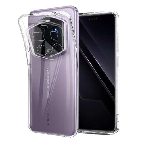 MEMELOKA Hülle für Honor Magic7 RSR Porsche, Ultradünne Transparente Anti-Vergilbung Weiche TPU Schutzhülle Honor Magic7 RSR Porsche[Anti-Kratzer][Anti-Fingerabdruck] von MEMELOKA