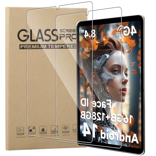 MEMELOKA Schutzfolie für ALLDOCUBE iPlay 60 Mini Pro/iPlay 60 mini Turbo 8.4 Zoll, 2 Stück [Hohe Empfindlichkeit][Anti-Bläschen][Anti-Fingerabdruck]9H Härte Anti-Kratzen Gehärtetes Glas Displayschutz von MEMELOKA