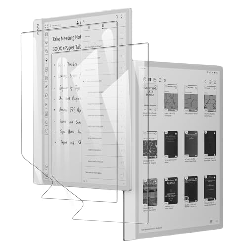MEMELOKA Schutzfolie für BOOX Note Max Tablet 13.3 Zoll, [2 Stück] Weich PET Displayschutzfolie für BOOX Note Max Tablet mit 3D Vollständige Abdeckung, Ultradünner Anti-Fingerabdruck Displayschutz von MEMELOKA