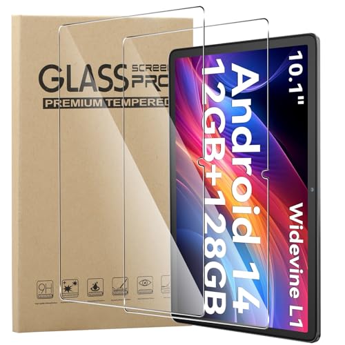 MEMELOKA Schutzfolie für Blackview Tab 60 Wifi/Tab 60Wifi 10.1 Zoll, 2 Stück [Hohe Empfindlichkeit][Anti-Bläschen][Anti-Fingerabdruck] 9H Härte Anti-Kratzen Gehärtetes Glas Displayschutz von MEMELOKA