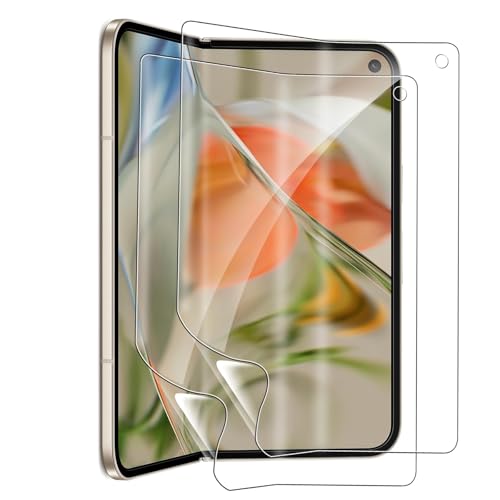 MEMELOKA Schutzfolie für Google Pixel 9 Pro Fold, [2 Stück] HD Anti-Kratzer Flexible Weiche TPU Folie, Hohe Empfindlichkeit und Blasenfreier Displayschutz Google Pixel 9 Pro Fold von MEMELOKA