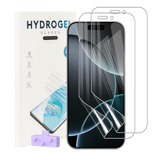 MEMELOKA Schutzfolie für iPhone 16 Pro, [2 Stück] HD Anti-Kratzer Flexible Weiche TPU Folie, Hohe Empfindlichkeit und Blasenfreier Displayschutz iPhone 16 Pro von MEMELOKA