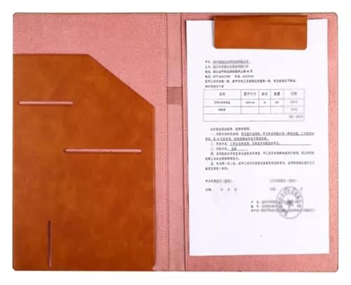 Konferenz-Portfolio-Ordnerhüllen, Organizer mit Stifthalter for Vorstellungsgespräche/Rechtsdokumente, Schreibblock und Aktenordner im Letter-Format(Brown) von MEMEM