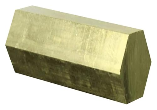 NEZIH Lange 100-Mm-Messingstange, Sechskant-Vollstange, Perfekt for Verschiedene Wellen, Miniaturachsen, Modellflugzeuge, DIY-RC-Modellautos/Länge der gegenüberliegenden Seite: 70 Mm NEZIH Lange 100-Mm-Messingstange, Sechskant-Vollstange, Perfekt for Verschiedene Wellen, Miniaturachsen, Modellflugzeuge, DIY-RC-Modellautos/Länge der gegenüberliegenden Seite: 70 Mm von MEMEM