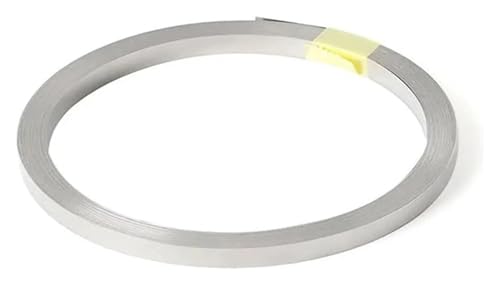 Nickelstreifen, 1 Rolle 10 m 18650 Li-Ionen-Akku Nickelblechplatte Vernickelter Stahlbandstreifenverbinder Punktschweißgerät Schweißgeräte(0.12x5mm) von MEMEM