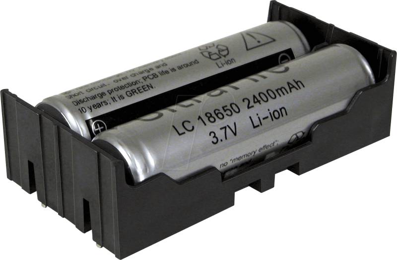 HALTER MPD7 - Batteriehalter für 2 18650 von MEMORY PROTECTION DEVICES